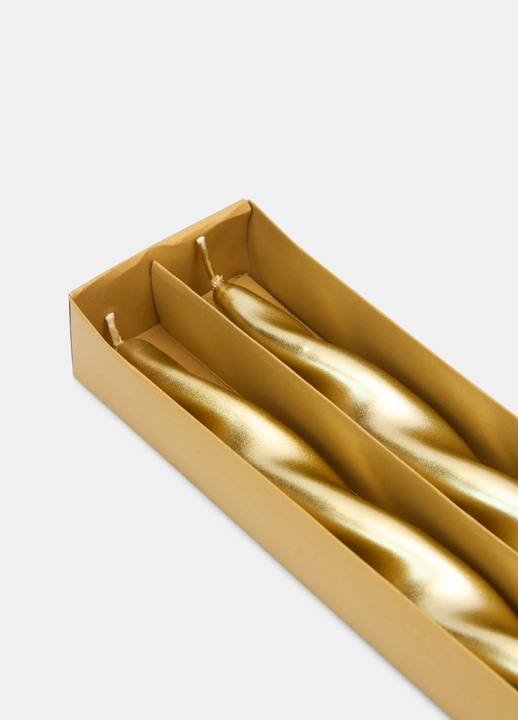 2 pack candele lunghe torchon