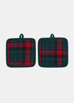 2 pack presine a scacchi in cotone