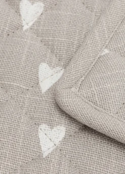 2 pack presine cuore in cotone a cuori