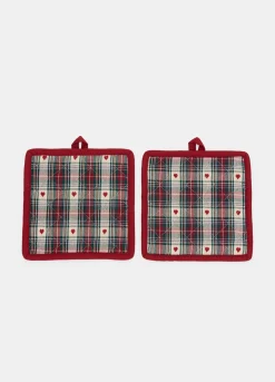 2 pack presine quadrate in cotone