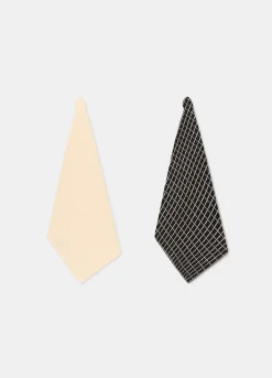 2 pack strofinacci bicolor in cotone