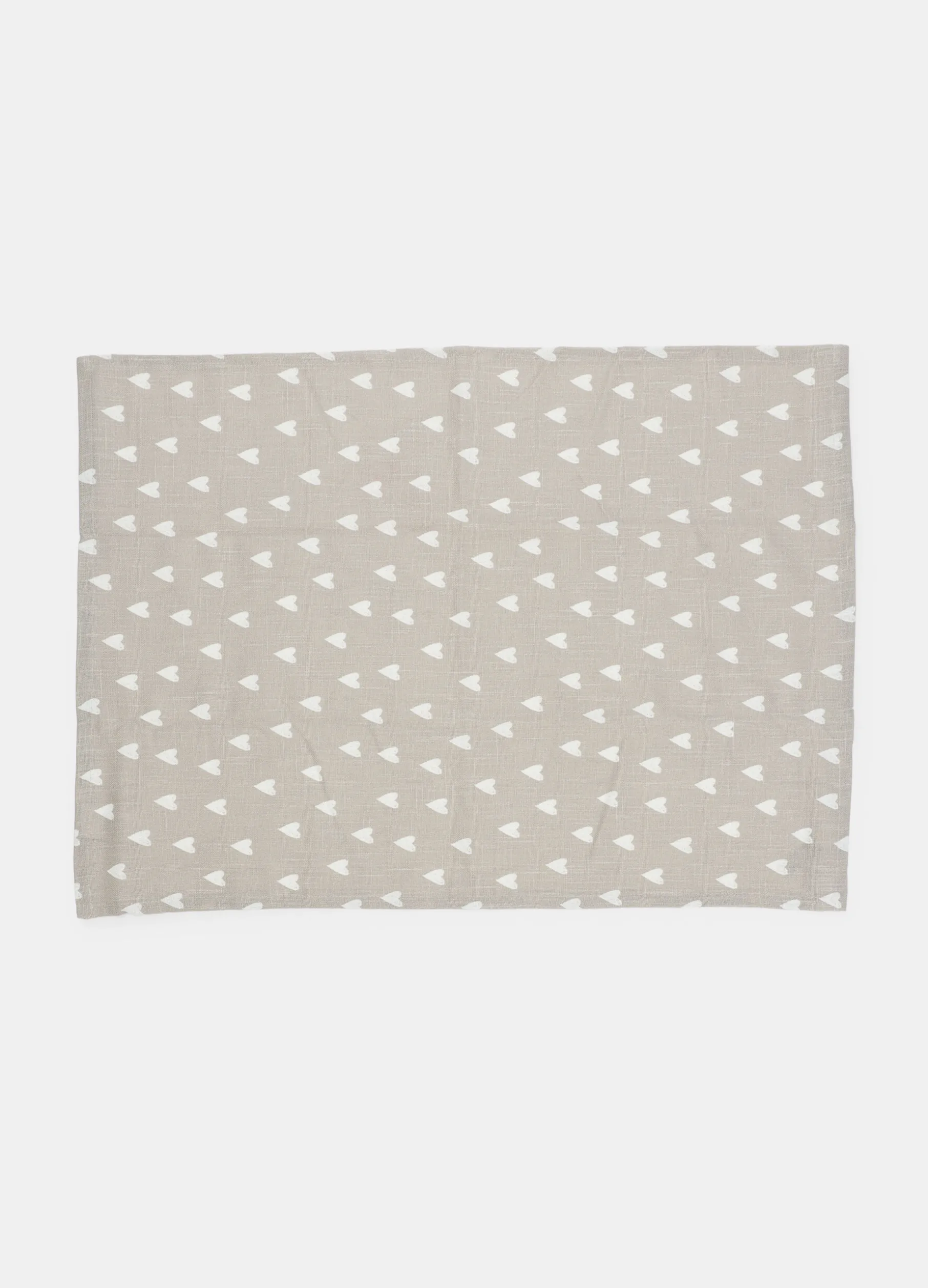 3 pack strofinacci con cestino in cotone a cuori