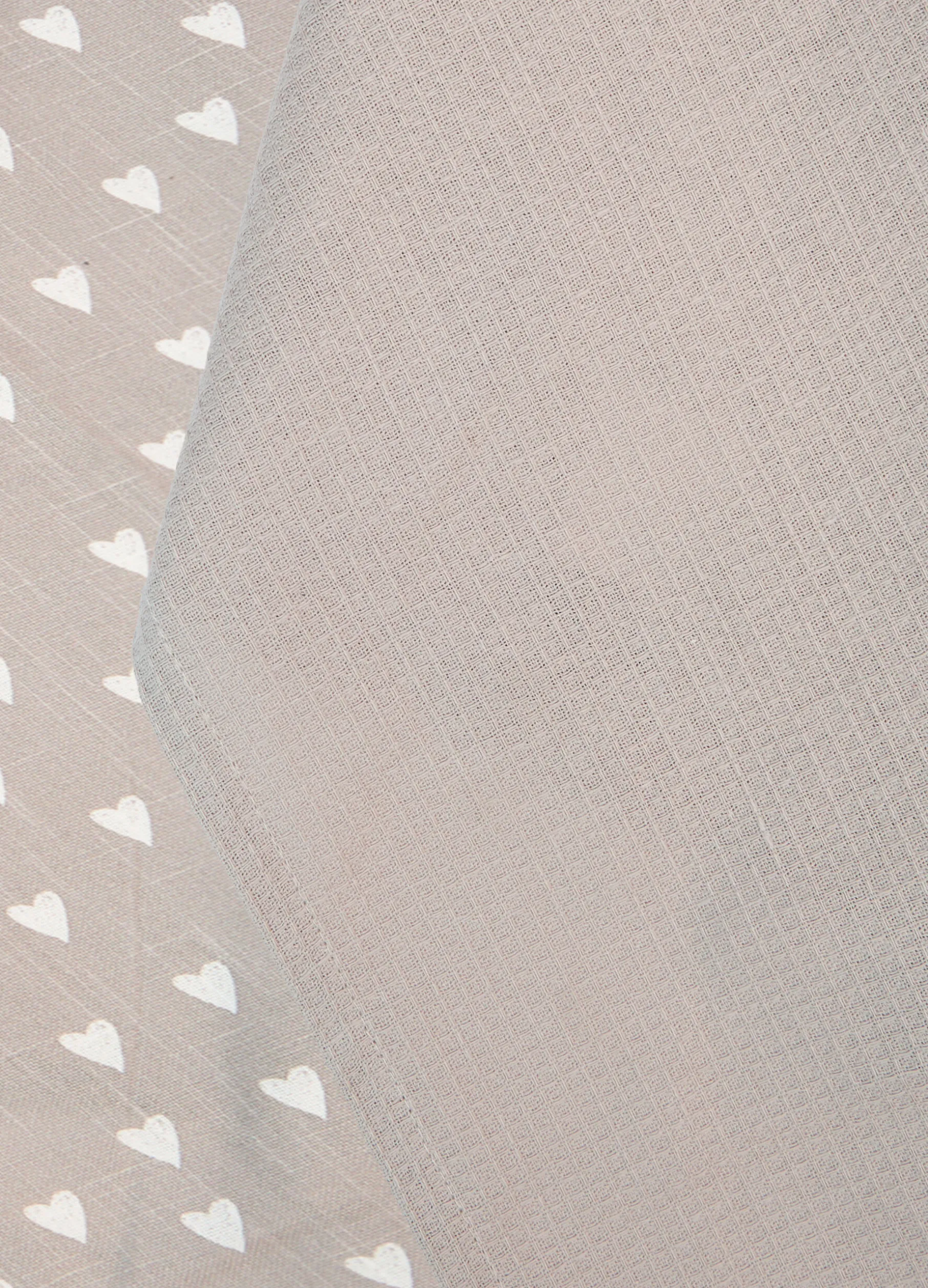 2 pack strofinacci in cotone a cuori