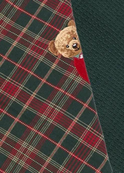 2 pack strofinacci in cotone tartan