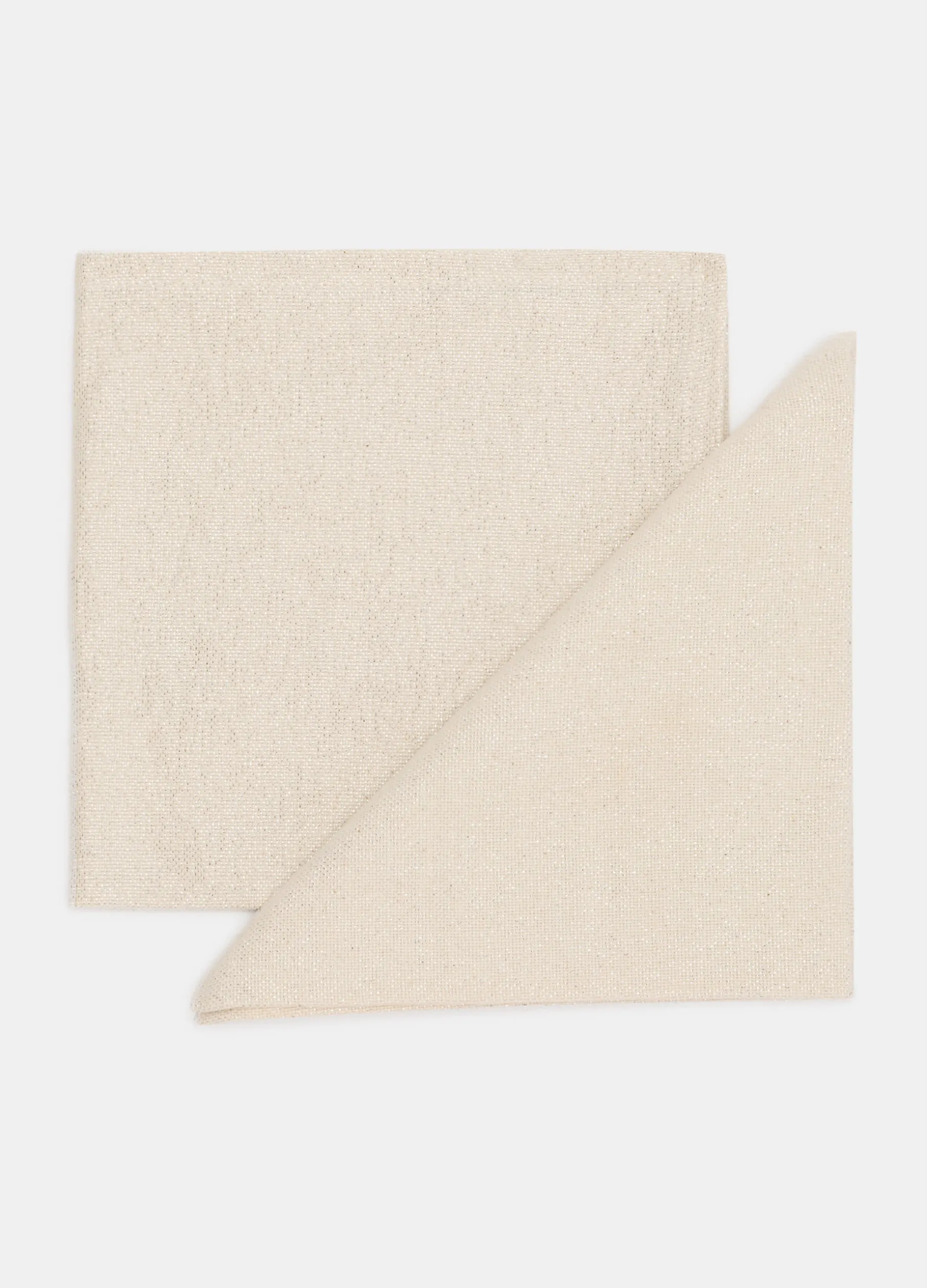 2 pack tovaglioli con motivo metallizzato