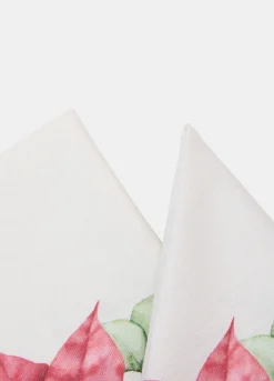 2 pack tovaglioli in cotone con stampa digitale