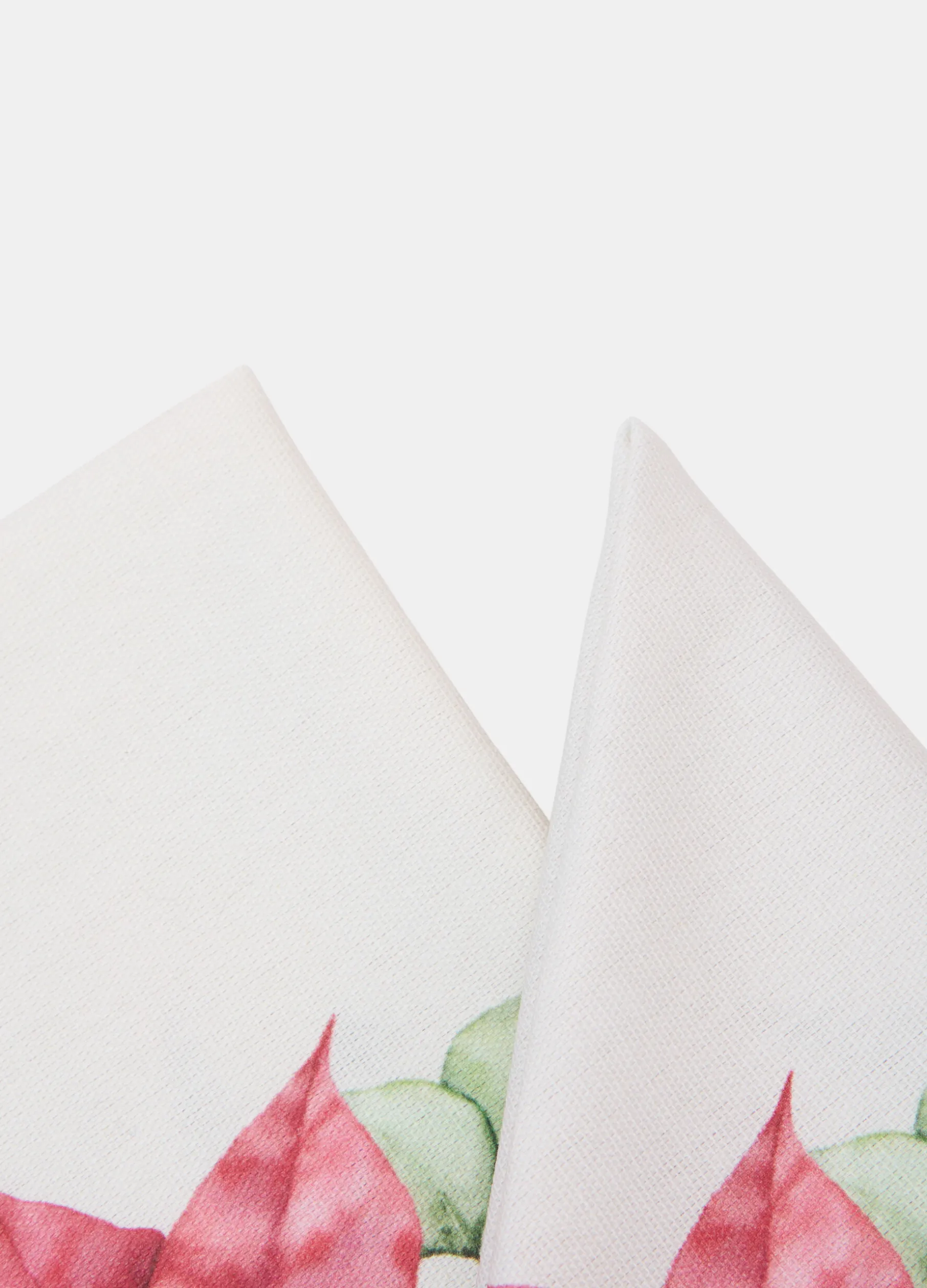 2 pack tovaglioli in cotone con stampa digitale