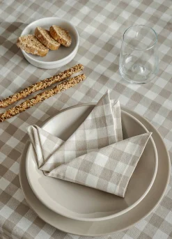 2 pack tovaglioli in cotone a quadretti