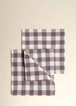 2 pack tovaglioli in cotone a quadretti