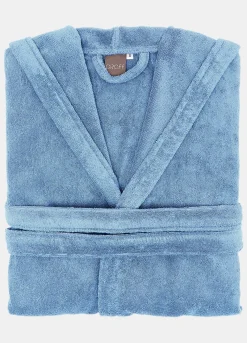 Accappatoio con cappuccio in puro cotone