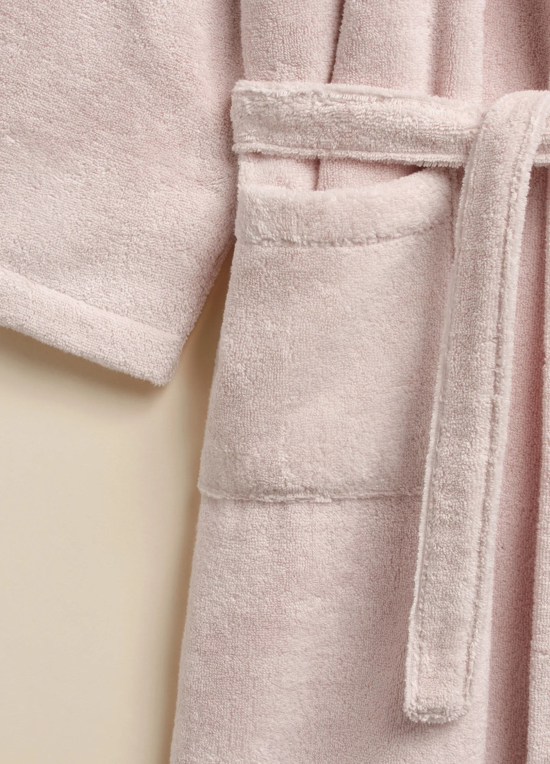 Accappatoio con cappuccio in puro cotone Made in Portogallo