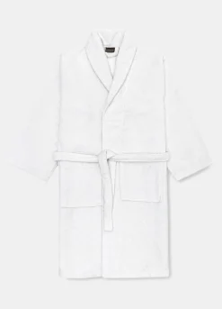 Accappatoio con tasche in puro cotone