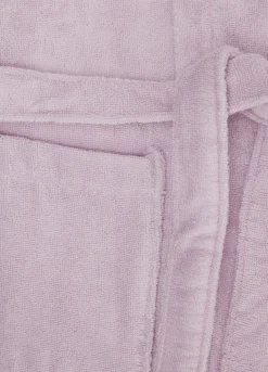 Accappatoio in puro cotone con cappuccio