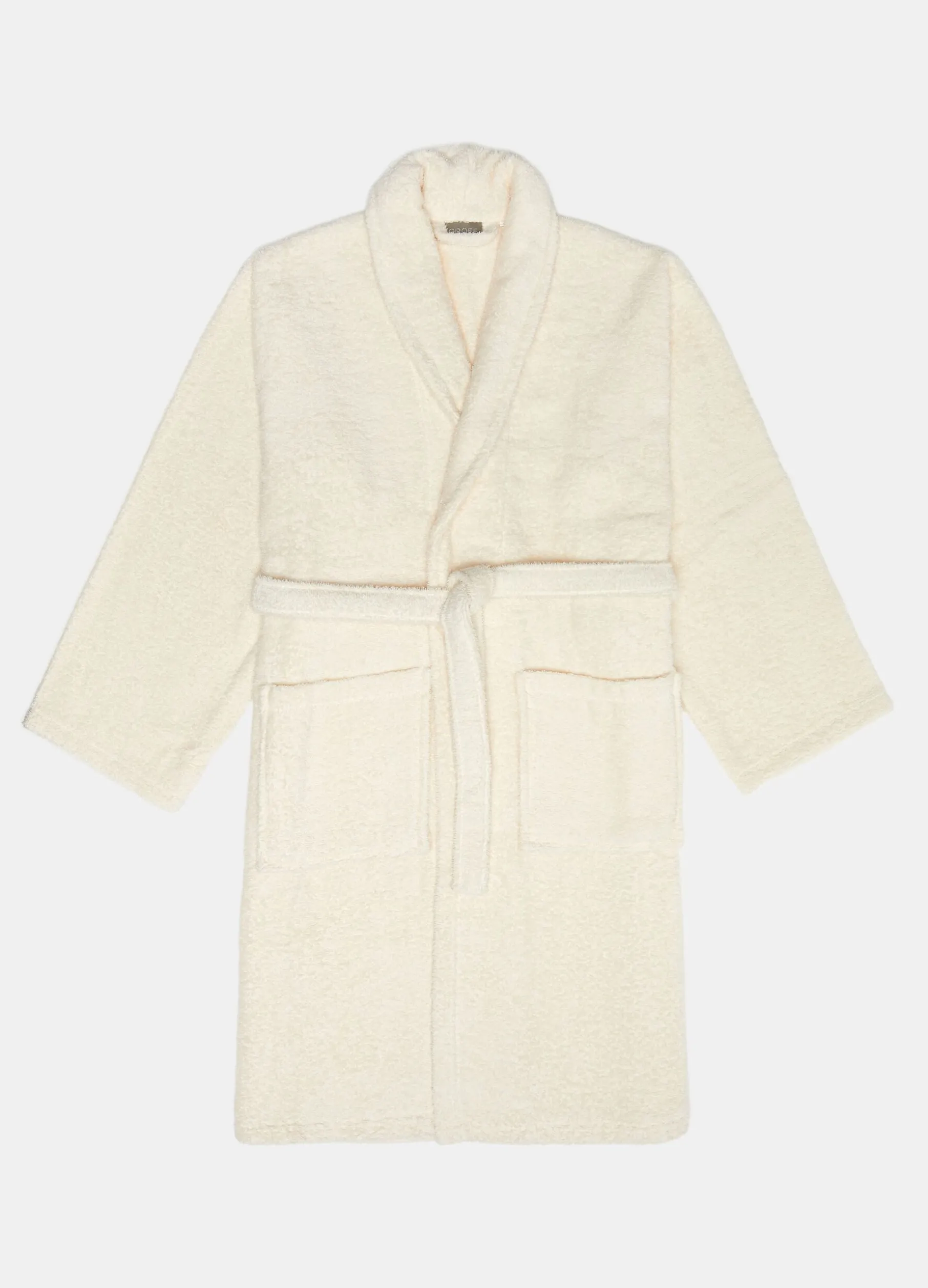 Accappatoio in puro cotone tinta unita