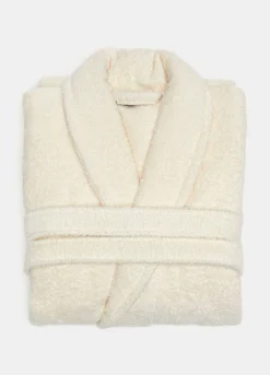 Accappatoio in puro cotone tinta unita