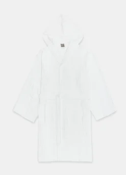 Accappatoio in puro cotone a nido d'ape Made in Portogallo