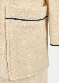 Accappatoio in spugna con cappuccio