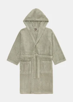 Accappatoio tinta unita di puro cotone