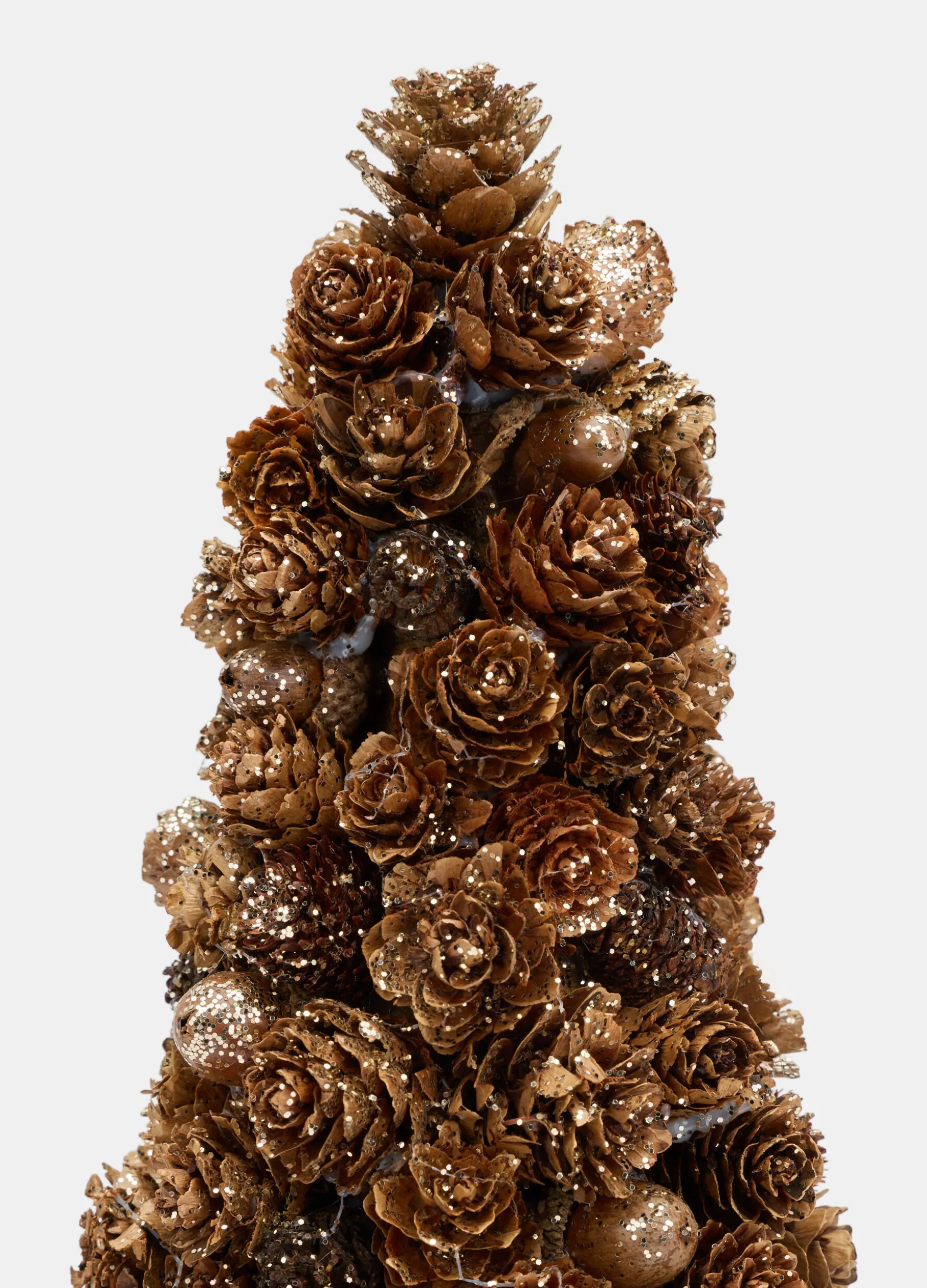 Alberello con pigne e ghiande