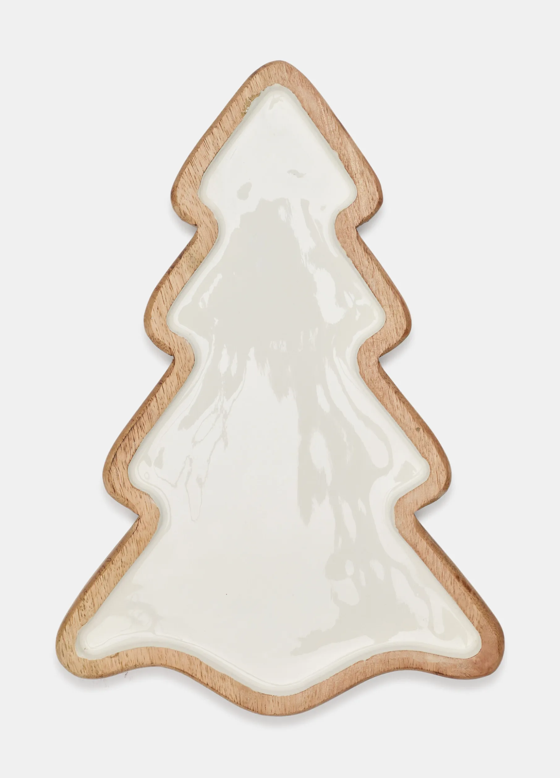 Albero di Natale in legno e smalto