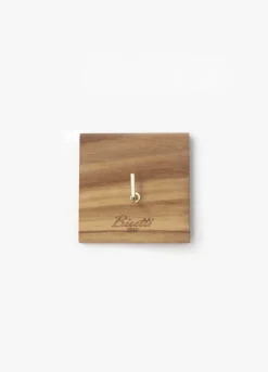 Appendino in legno di ulivo massello ad un gancio Made in Italy