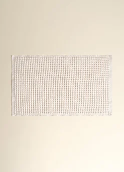 Asciugamano degli ospiti in puro cotone waffle Made in Portogallo