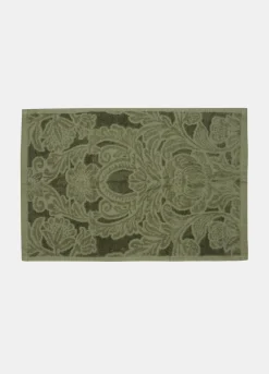 Asciugamano in cotone effetto jacquard