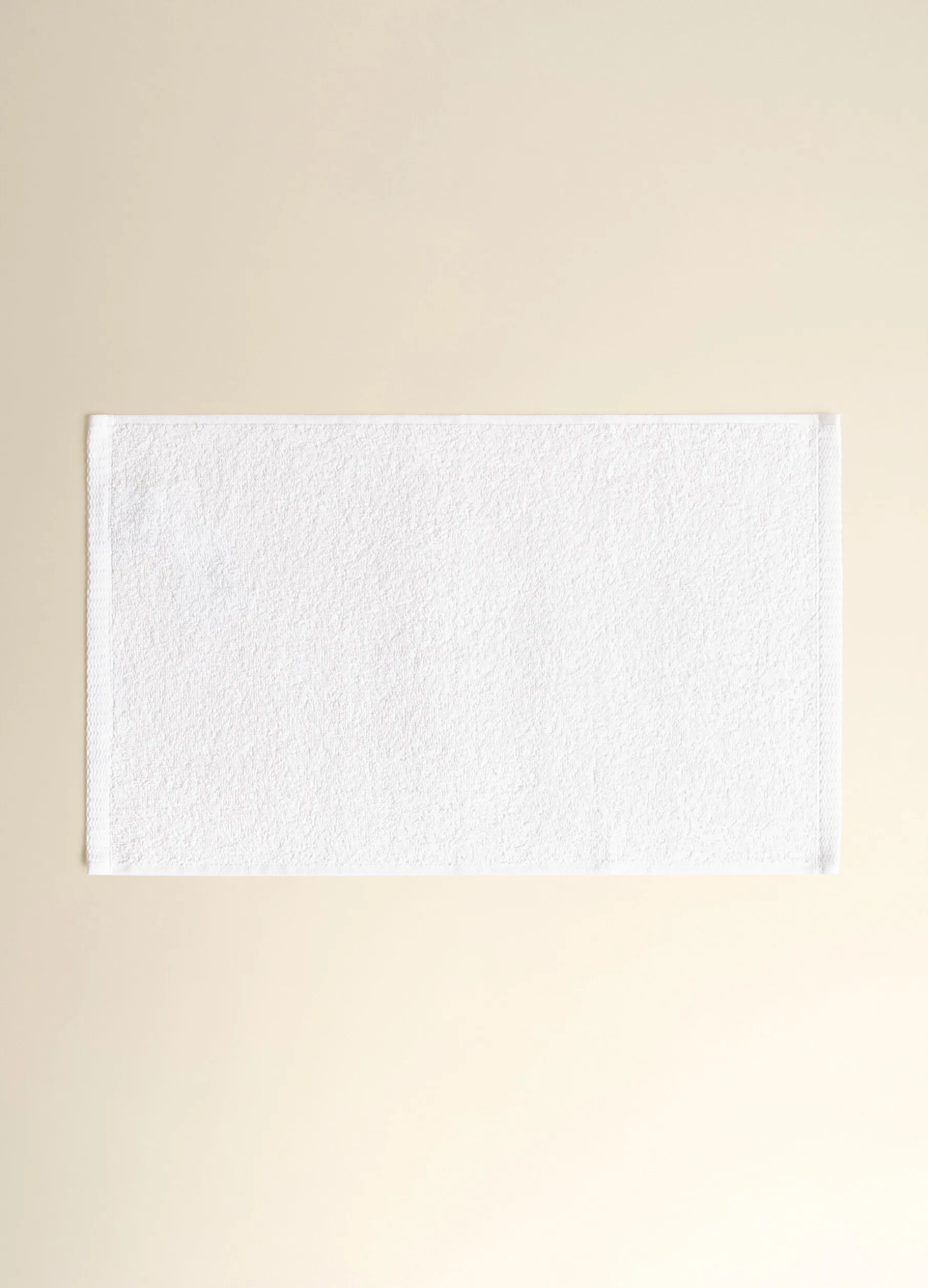 Asciugamano ospite tinta unita puro cotone