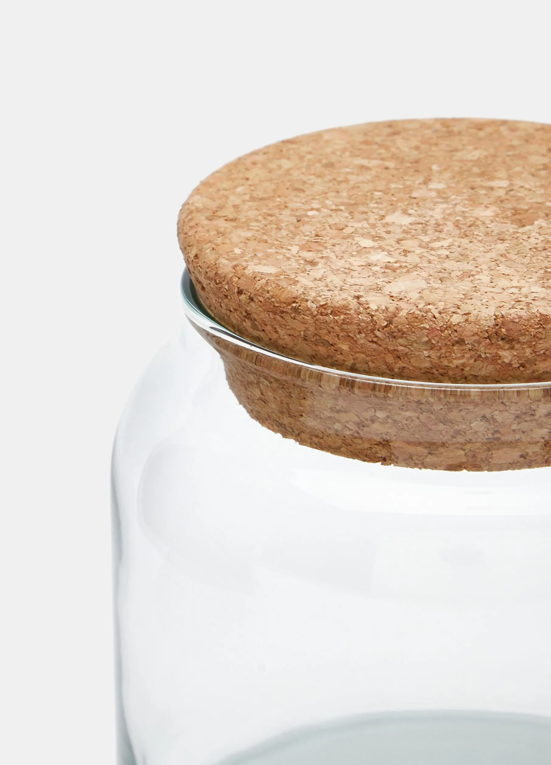 Barattolo contenitore per biscotti in vetro