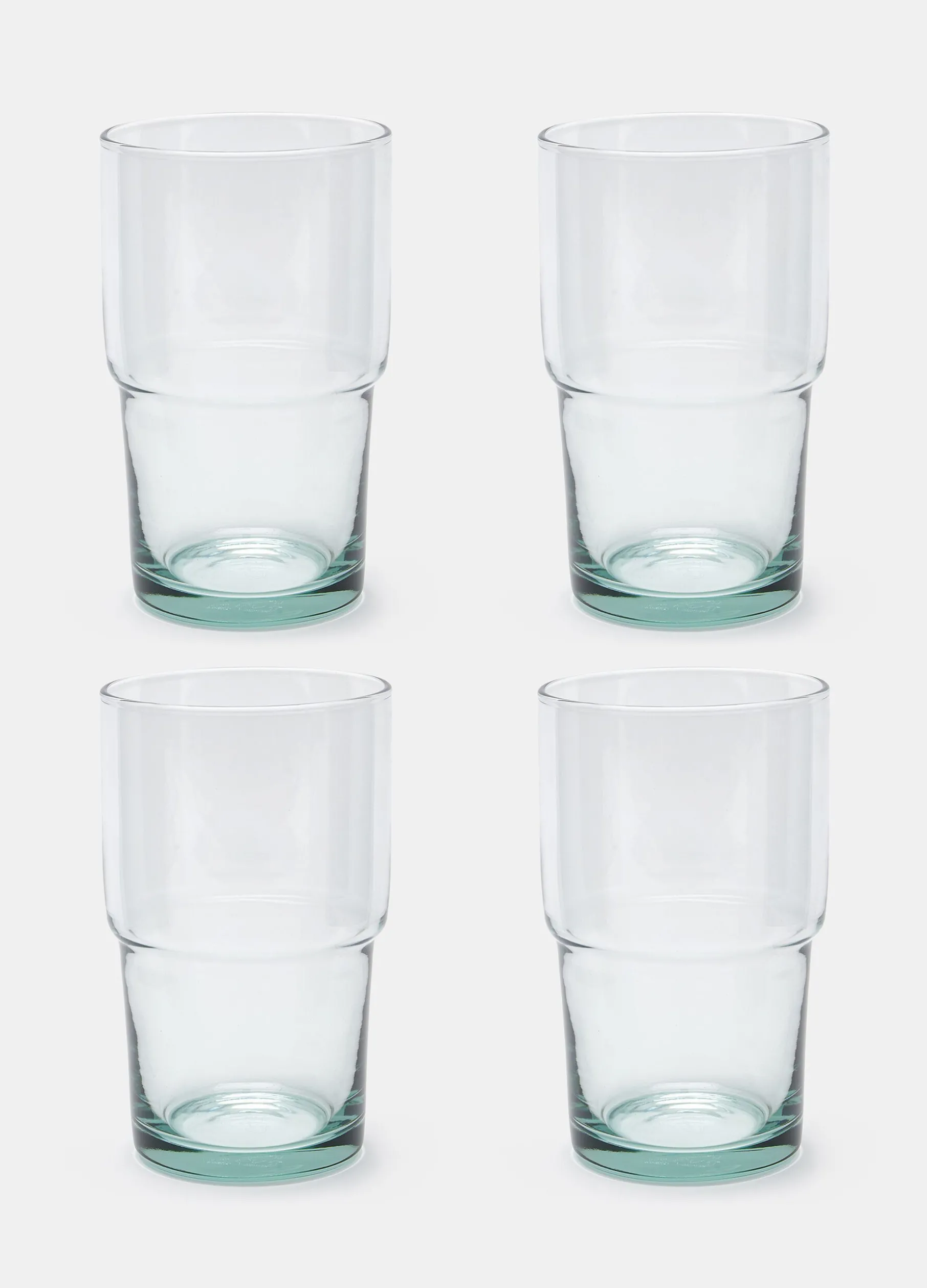 Bicchiere alto in vetro neutro