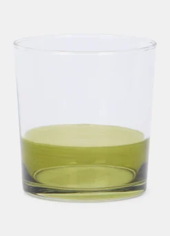 Bicchiere in vetro bicolore