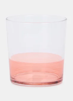 Bicchiere in vetro bicolore