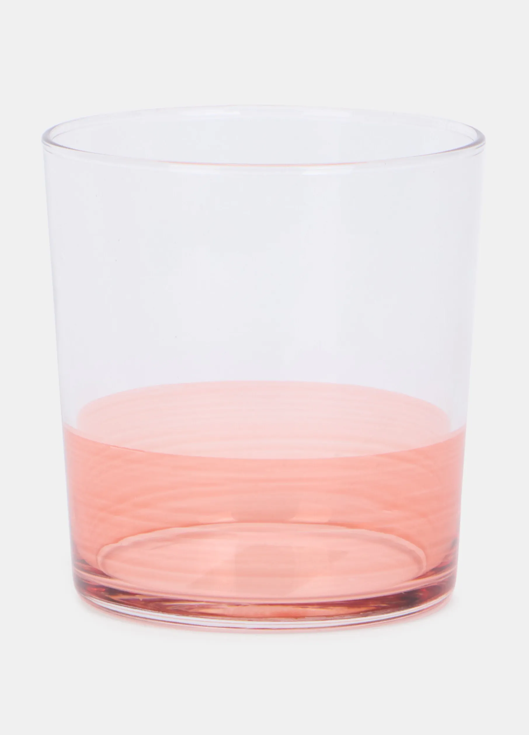 Bicchiere in vetro bicolore