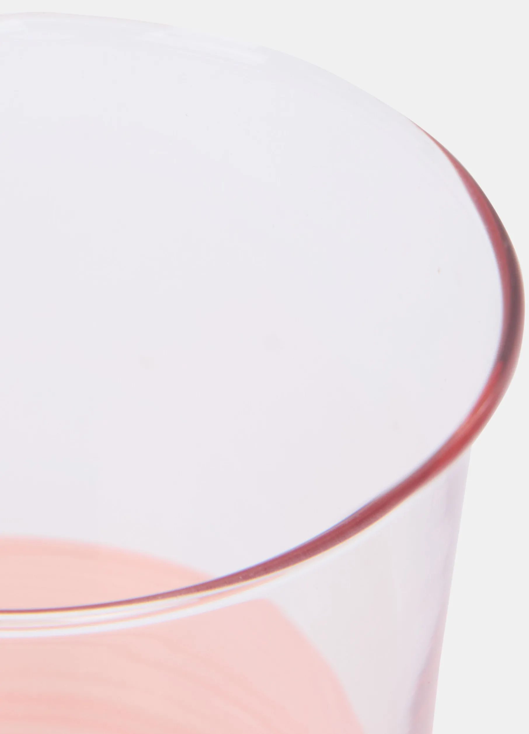 Bicchiere in vetro bicolore