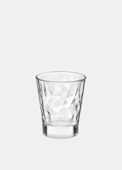 Bicchiere in vetro effetto Diamond