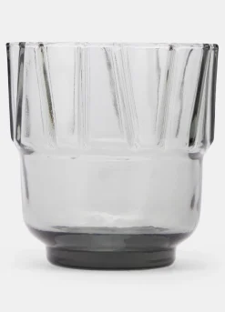 Bicchiere in vetro lavorato