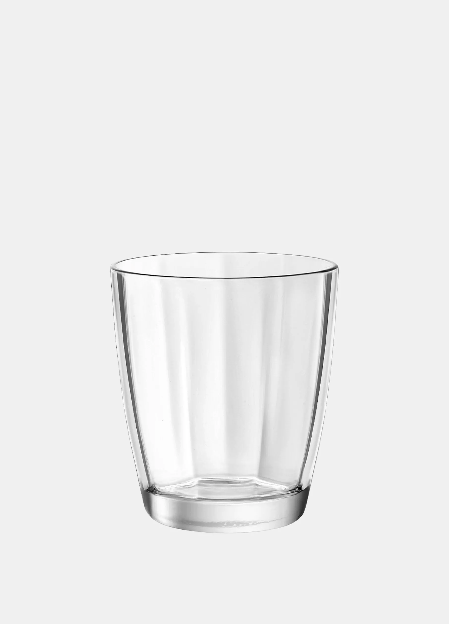 Bicchiere in vetro lavorato