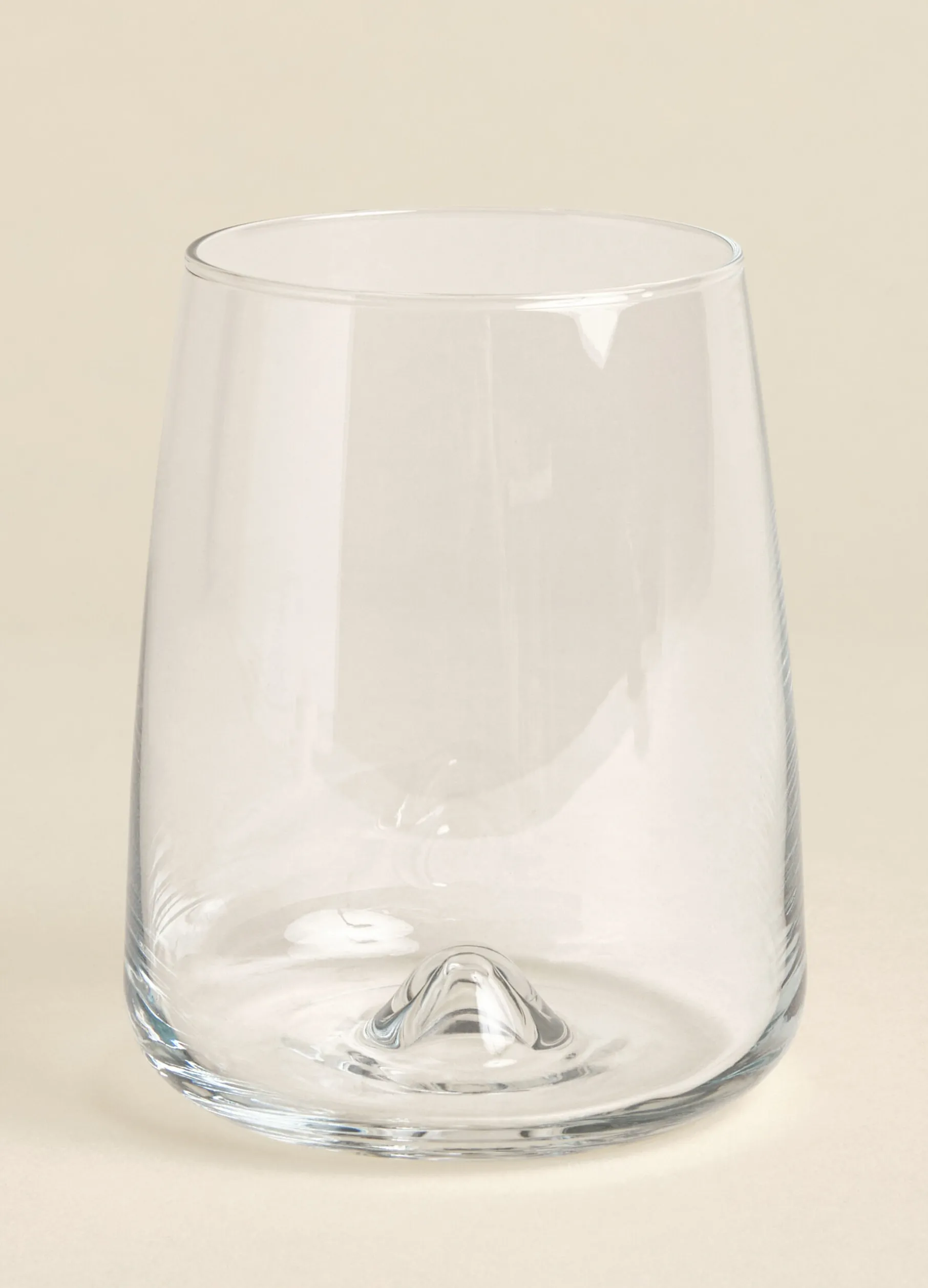 Bicchiere in vetro per acqua