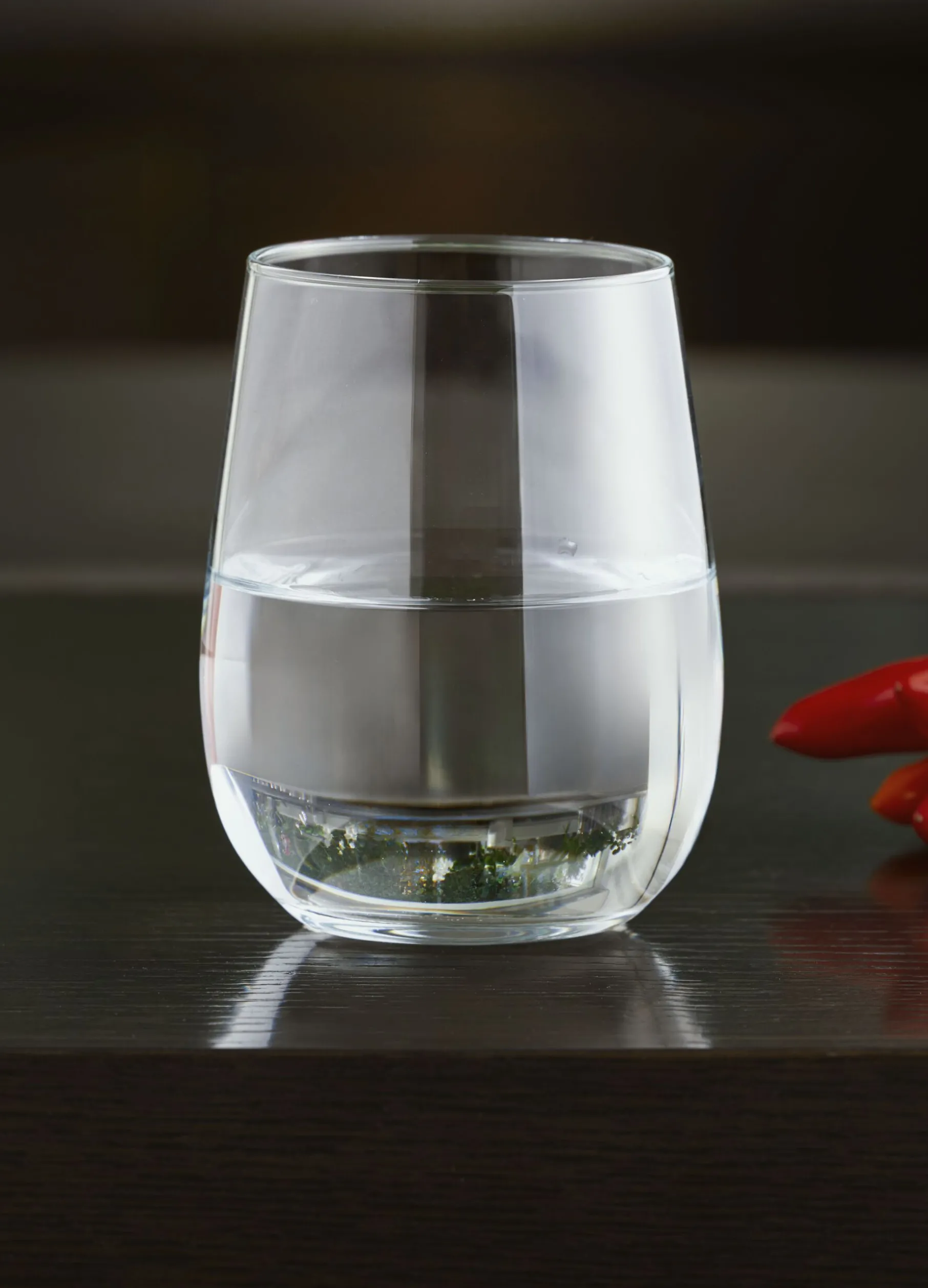 Bicchiere rotondo in vetro