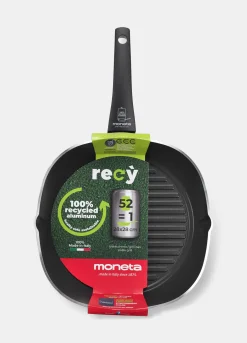 Bistecchiera Recy 1 manico in alluminio 100% riciclato Made in Italy