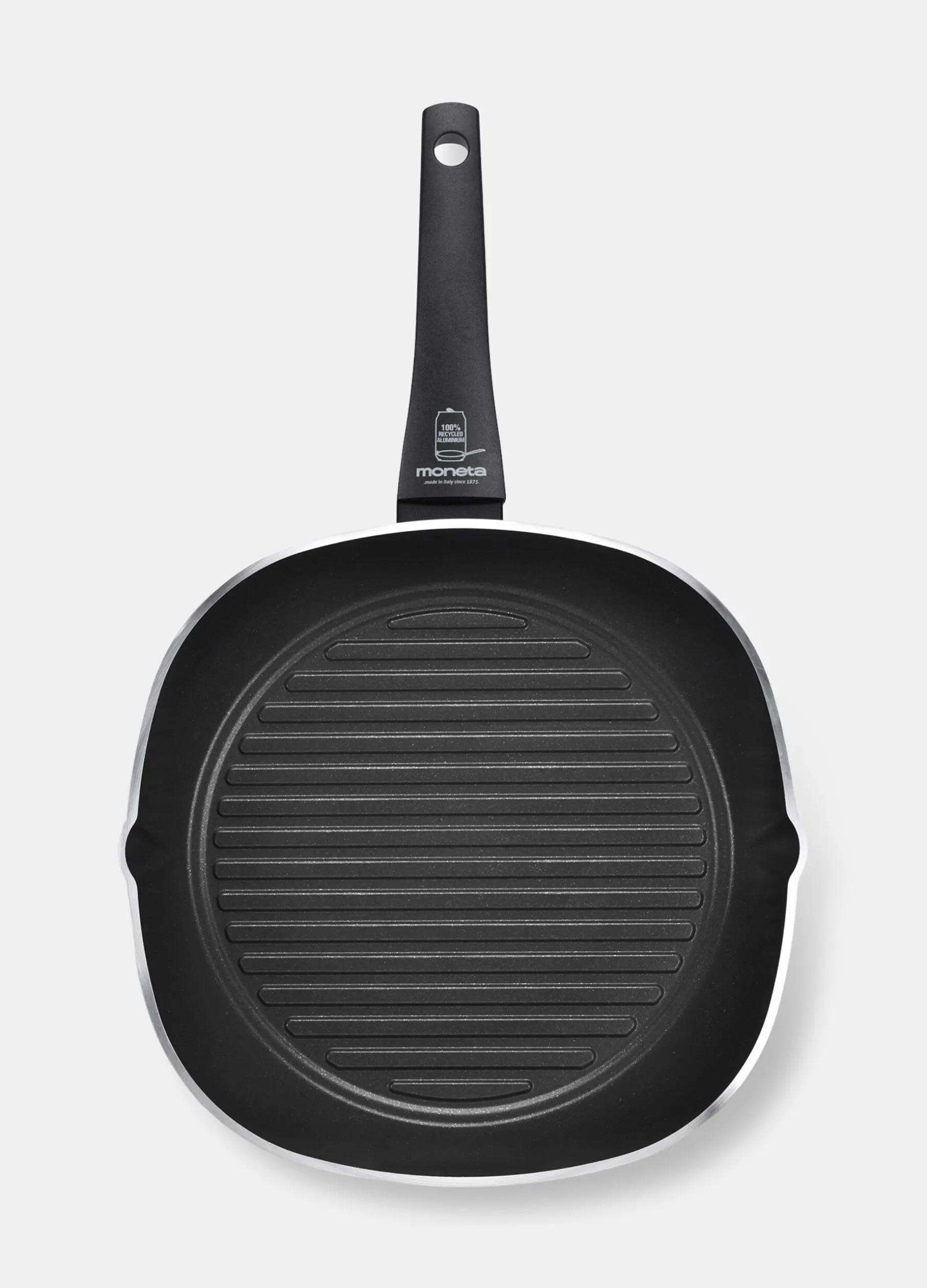 Bistecchiera Recy 1 manico in alluminio 100% riciclato Made in Italy