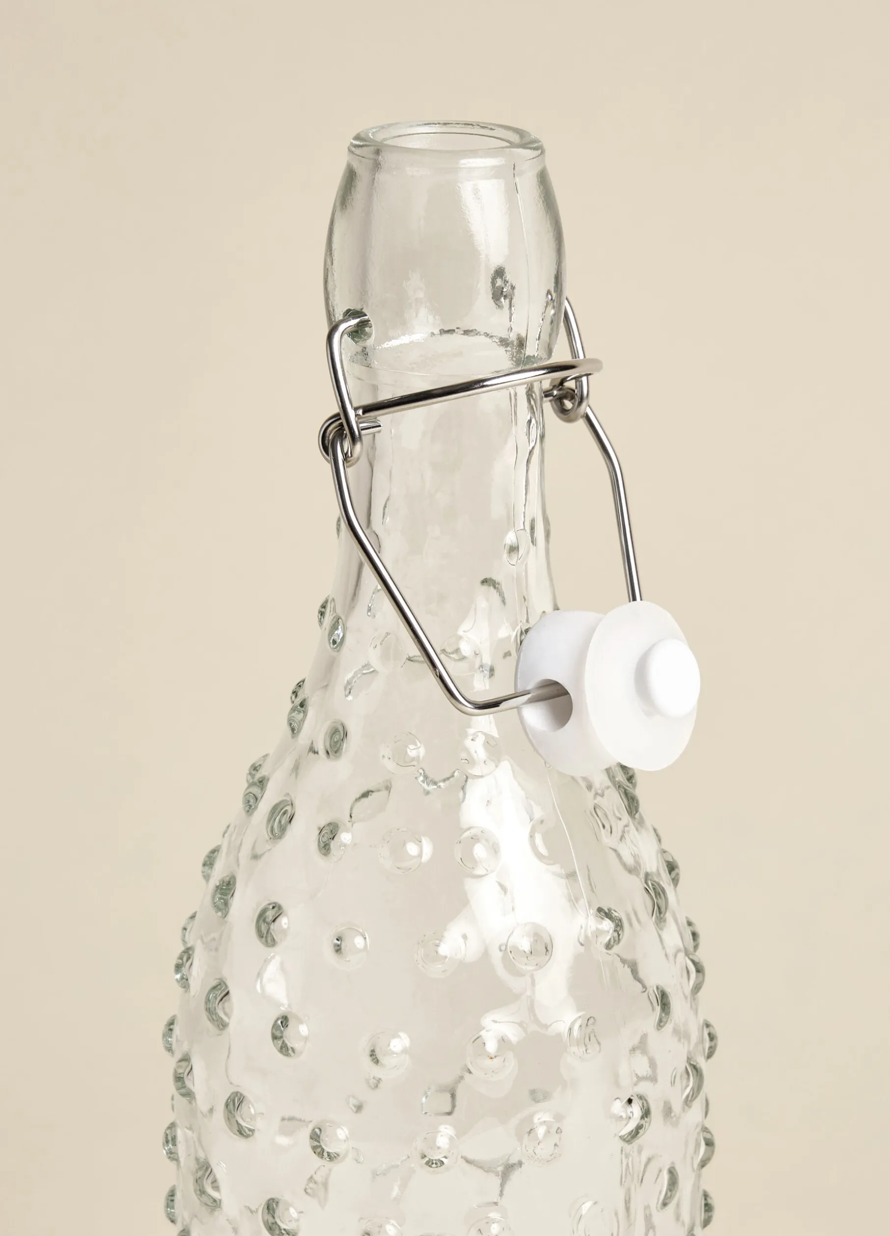 Bottiglia in vetro motivo 3D