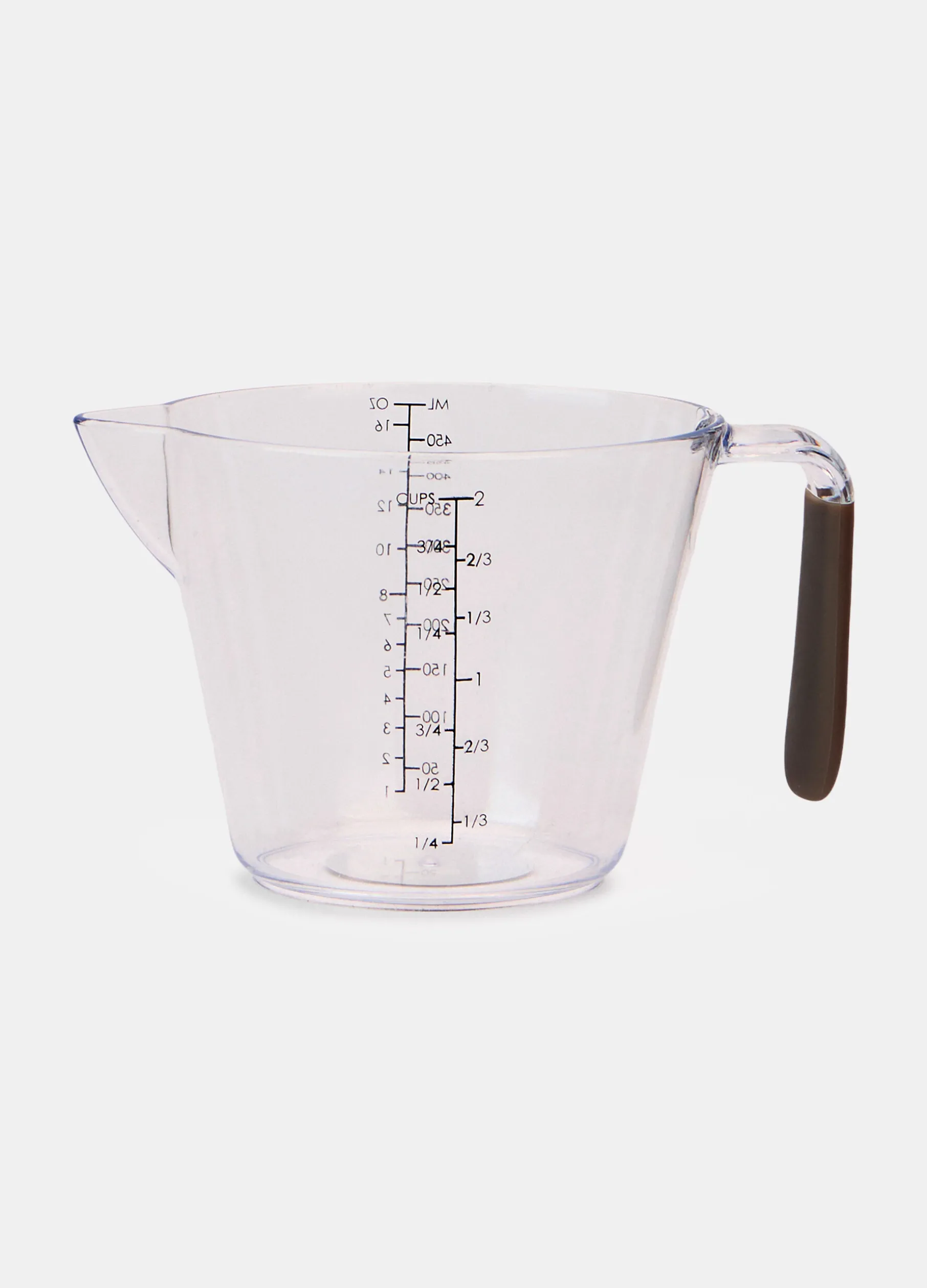 Brocca graduata con manico in plastica
