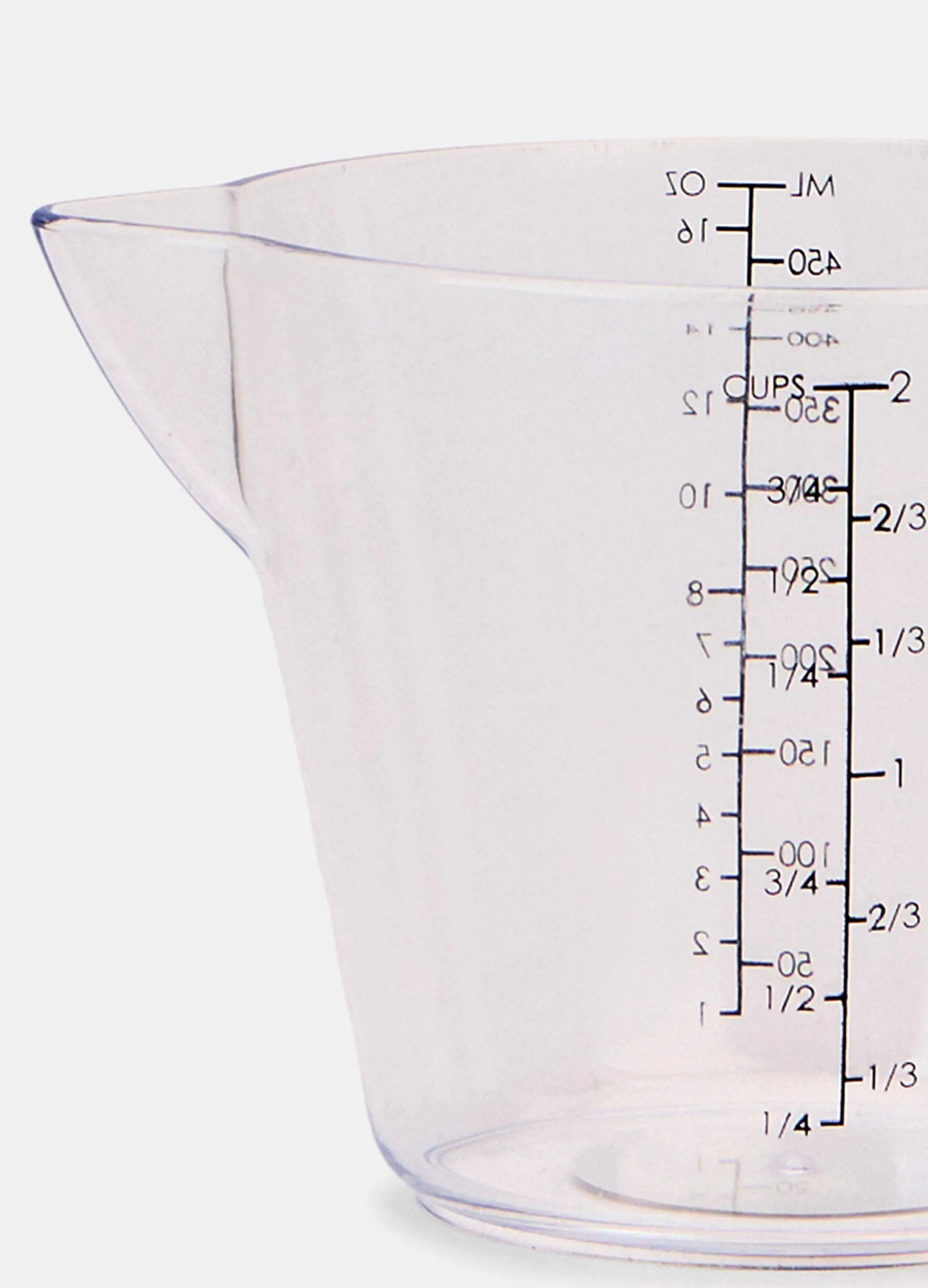 Brocca graduata con manico in plastica