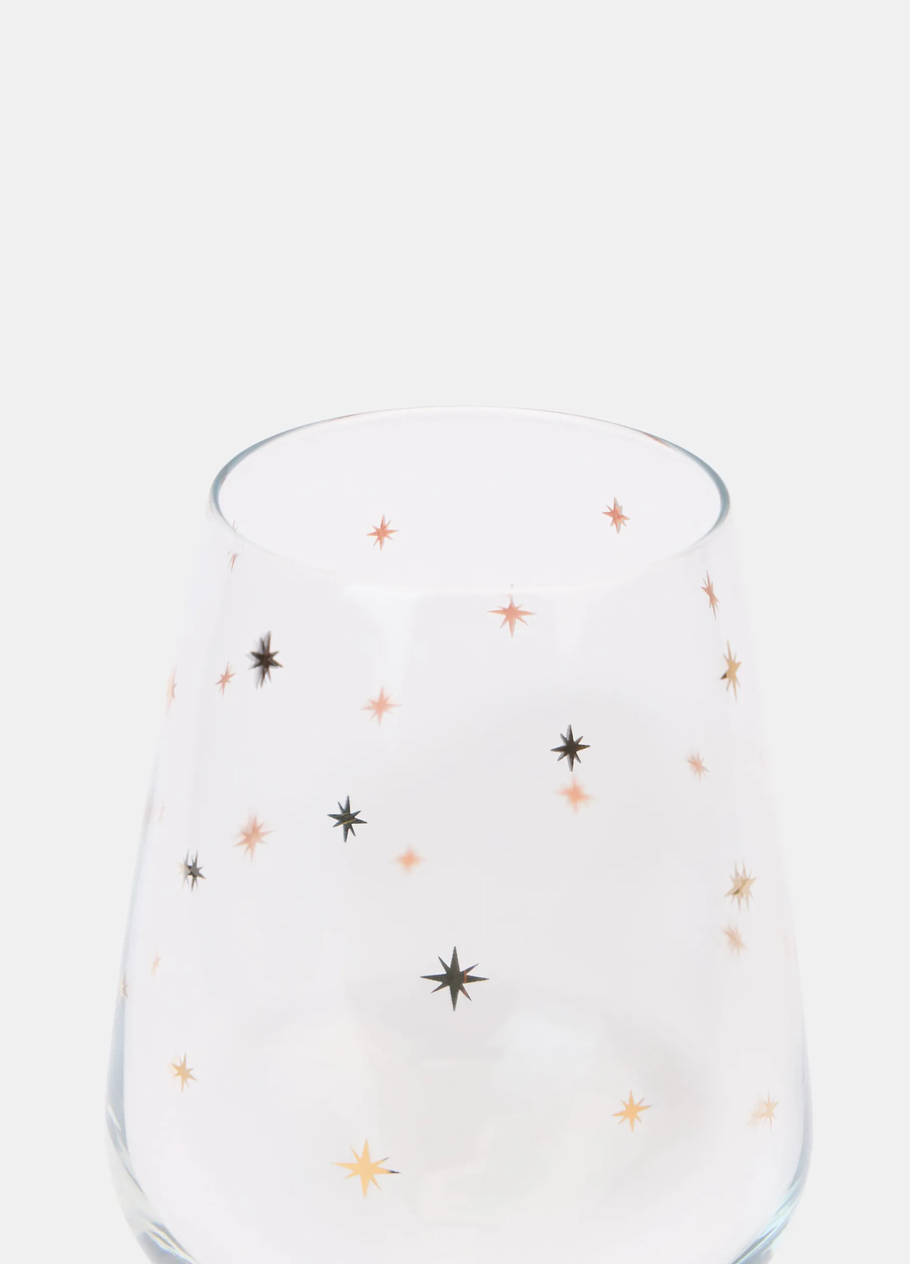 Calice con stelle dorate