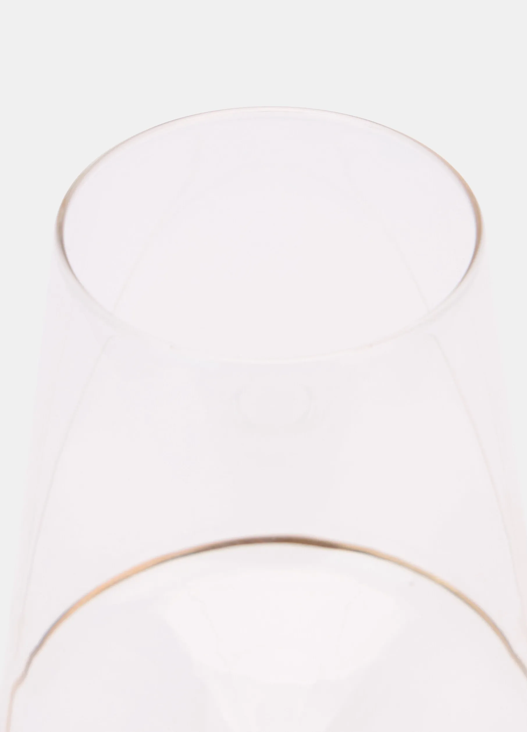 Calice da vino con fascetta dorata