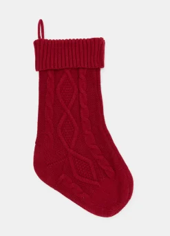 Calza regali in maglia