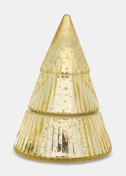 Candela albero di Natale con cofanetto di vetro