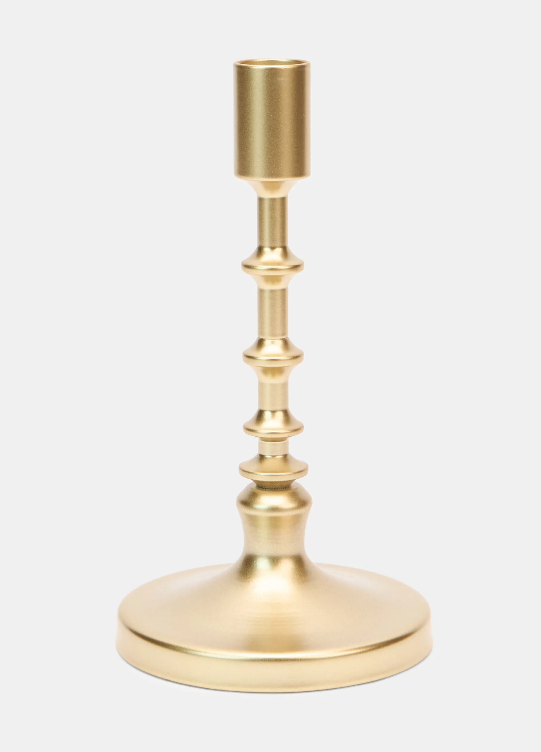 Candelabro in ferro satinato