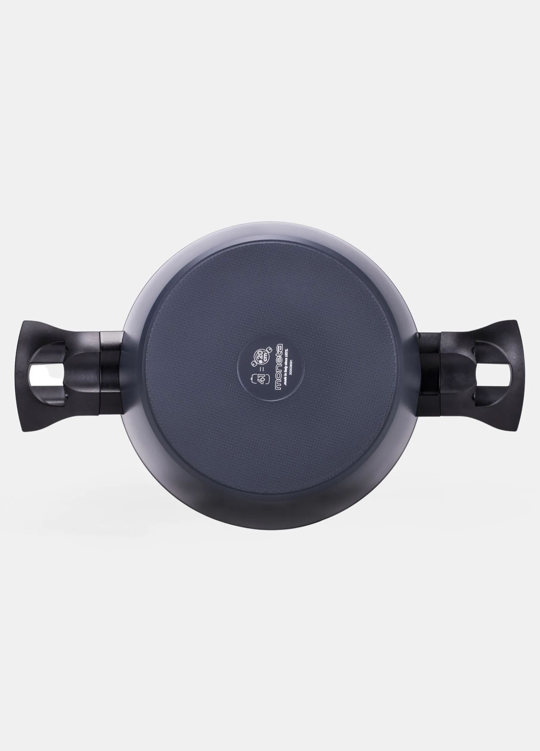 Casseruola Aria 2 manici 20 cm in alluminio 100% riciclato Made in Italy